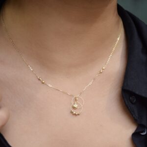 گردنبند سوپرلایت قلب و دایره