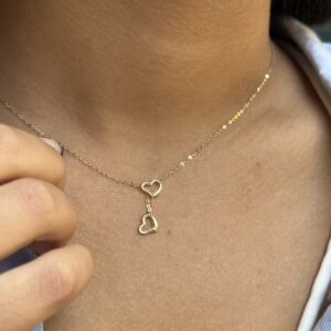 گردنبند 2قلب