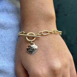 دستبند تیفانی قفل تی