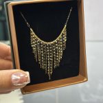 گردنبند شرابه ای گوی دار