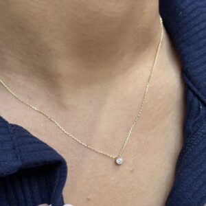 گردنبند تک نگین